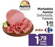 Carrefour Aurora - mortadela oferta