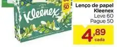 Carrefour Kleenex - lenço de papel oferta