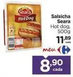 Carrefour Seara - salsicha oferta