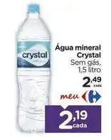Carrefour Crystal - água mineral oferta