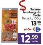 Carrefour Sadia - salame hamburgues oferta