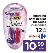 Carrefour Bic - aparelho para depilar soleil oferta