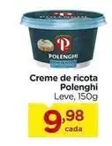 Carrefour Polenghi - creme de ricota oferta
