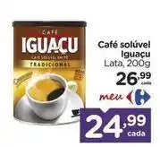Carrefour Iguaçu - café solúvel oferta