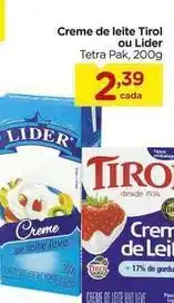 Carrefour Tirol - creme de leite oferta