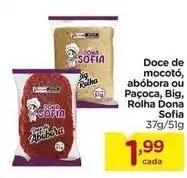 Carrefour Big - doce de mocote, abóbora ou paçoca, , rolha dona sofia oferta