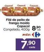 Carrefour Copacol - filé de peito de frango moído oferta