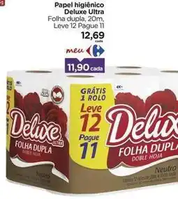 Carrefour Deluxe - papel higienico ultra oferta