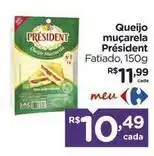 Carrefour President - queijo muçarela oferta