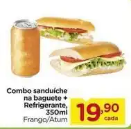 Carrefour Combo sanduíche na baguete + refrigerante, 350ml oferta