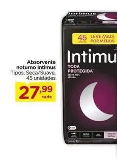 Carrefour Intimus - absorvente noturno oferta