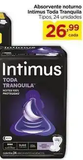 Carrefour Intimus - absorvente noturno toda tranquila oferta