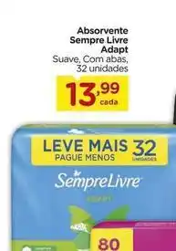Carrefour Sempre livre - absorvente adapt oferta
