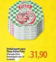 Atacadão Porto - embalagem para pizza feliz oferta