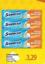 Atacadão Sorriso - creme dental oferta