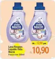 Atacadão Vida macia - lava roupas líquido oferta