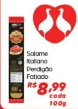 Supermercado Taquaral Salame Italiano Perdigão Fatiado oferta