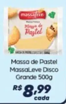 Supermercado Taquaral Massa de Pastel MassaLeve Disco Grande oferta