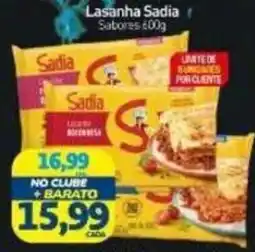 Rede Bom Lugar Lasanha Sadia Sabores oferta