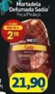 Rede Bom Lugar Mortadela Defumada Sadia Paça/Pedaço oferta