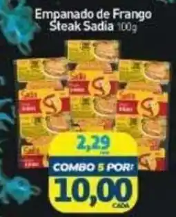Rede Bom Lugar Empanado de Frango Steak Sadia oferta