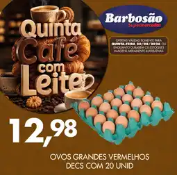 Barbosão Extra Supermercados ovos grandes vermelhos oferta