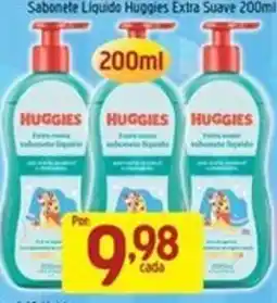 Supermercados Guanabara Sabonete Líquido Huggies Extra Suave oferta