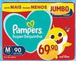 Supermercados Guanabara Pampers supersequinha oferta