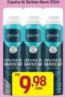 Supermercados Guanabara Espuma de barbear above oferta