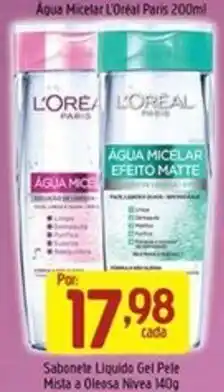 Supermercados Guanabara Água micelar l'oreal paris oferta