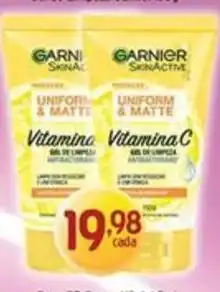 Supermercados Guanabara Garnier skinactive vitamina c gel de limpeza uniforme e matte oferta