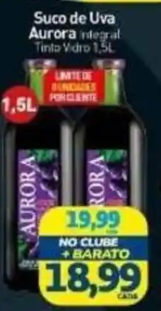 Rede Bom Lugar Suco de Uva Aurora integral oferta