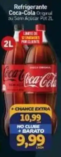 Rede Bom Lugar Refrigerante Coca-Cola Original ou Sem Açucar oferta