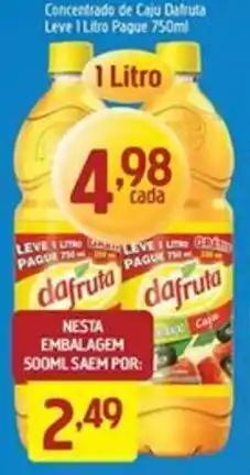 Supermercados Guanabara Concentrado de caju dafruta oferta