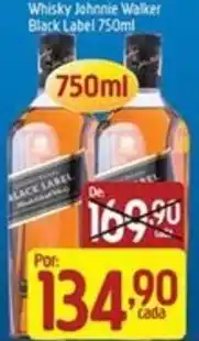 Supermercados Guanabara Whisky Johnnie Walker Black Label oferta