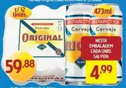 Supermercados Guanabara Cerveja original oferta