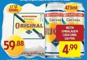 Supermercados Guanabara Cerveja original oferta