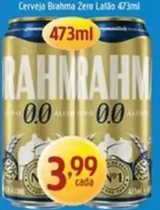 Supermercados Guanabara Cerveja brahma zero latão oferta