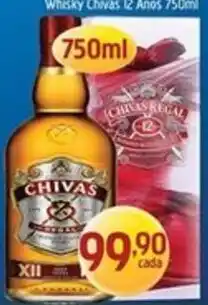 Supermercados Guanabara Whisky Chivas 12 Anos oferta