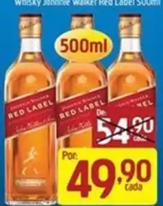 Supermercados Guanabara Whisky Johnnie Walker Red Label oferta