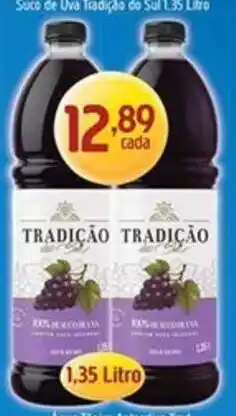 Supermercados Guanabara Suco de Uva Tradição do Sul oferta
