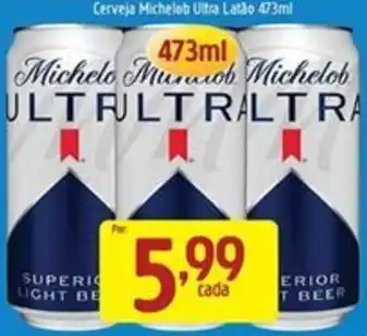 Supermercados Guanabara Cerveja michelob ultra latão oferta