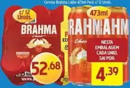 Supermercados Guanabara Cerveja brahma latão oferta