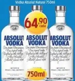Supermercados Guanabara Absolut vodka oferta