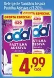 Supermercados Guanabara Detergente Sanitário Inspira Pastilha Adesiva oferta
