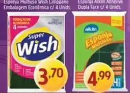 Supermercados Guanabara Esponja multiluso wish limpano oferta