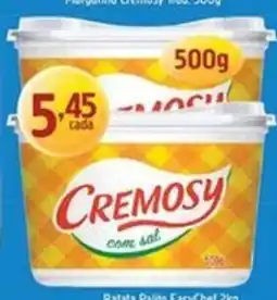 Supermercados Guanabara Cremosy com sal oferta