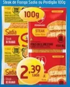 Supermercados Guanabara Steak de Frango Sadia ou Perdigão oferta