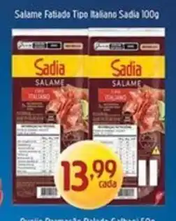 Supermercados Guanabara Salame Fatiado Tipo Italiano Sadia oferta