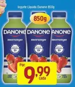 Supermercados Guanabara Iogurte Líquido Danone morango oferta